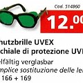 133 schutzbrille  Zugegeben: In der Geschäftswelt haben es die meisten am liebsten bar (auf die Hand). In der deutschen Sprache hingegen ist "-bar" nicht immer die beste Lösung.  Beworben wurde diese "vielfältig verglasbare" Schutzbrille in einem Gartenmarkt-Prospekt.