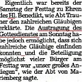 243 austragung  Dass auch Gottesdienste nun nicht mehr gefeiert, sondern wie Sportveranstaltungen "ausgetragen" werden, verwunderte einen aufmerksamen Leser, der diesen Artikel in der "Dolomiten" vom 13. Juli 2009 entdeckte.