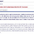 282 kostenlos  Ein "kostenloses" Abo für 100 Euro anzubieten, das würde so mancher Zeitung auch gefallen. Wie heißt es so schön: Umsonst ist nur der Tod, und der kostet das Leben. Umsonst ist auch das Abo60+, aber erst ab 70.