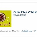 478 zahnstocher  Dass "Zehn Jahre Zahnstocher im Fuß" "Genuss pur" sein soll, wagen wir zu bezweifeln.