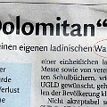 558 wahlreis  Die neue kulinarische Spezialität aus Ladinien: "Wahlreis". Wie der wohl schmeckt? Entdeckt in der Tageszeitung "Dolomiten" vom 17.6.2011.