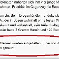 878 heroin  Ein Land, in dem "Heroin" als Währung gilt, ist uns bislang unbekannt. Entdeckt von Franz G. Angerer auf stol.it.