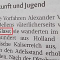 886 dolomiten  Die Tageszeitung "Dolomiten" ging in Ihrer Ausgabe vom 25. Mai 2016 den Vorfahren Alexander Van der Bellens nach – und fand dabei offensichtlich zu wenig Buchstaben. Entdeckt von Franz G. Angerer.
