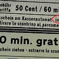 895 schlanders  Im "wilden Westen" Südtirols parkt man eben dialektal. Fotografiert von Franz G. Angerer.