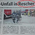 926 rescherdolo  Resch & Frisch – so sollte wohl dieser Bericht über einen Unfall in einem Reschener Hotel ausfallen. Entdeckt von Franz G. Angerer in der Tageszeitung "Dolomiten" vom 19. September 2016.