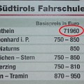 936 fahrschulpreise  Bozen, Terlan und das Sarntal sind ein übertrieben teures Pflaster, wie es in der "Neuen Südtiroler Tageszeitung" vom 23.2.2017 scheint. Entdeckt von Franz Angerer.