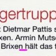 94 alaramschlagen  Beim "Schlagen" scheint hier jemand nicht nur an den Alarm, sondern vielleicht auch an den Rahm gedacht zu haben. Und ob Gewalttätigkeit überhaupt noch "ausarten" kann, sei einmal dahingestellt.  Dieser Text erschien in der Neuen Südtiroler Tageszeitung vom 11. Juni 2008.