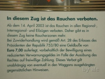 1 rauchen verboten