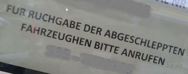 782 abgeschleppt